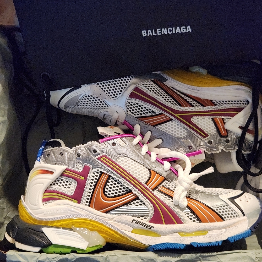 Balenciaga Multicolor Athletic Shoes - Picture 9 of 12